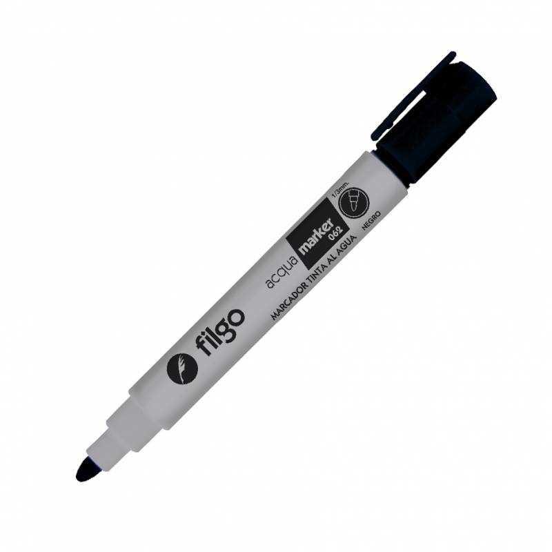 MARCADOR AQUA MARKER NGRO