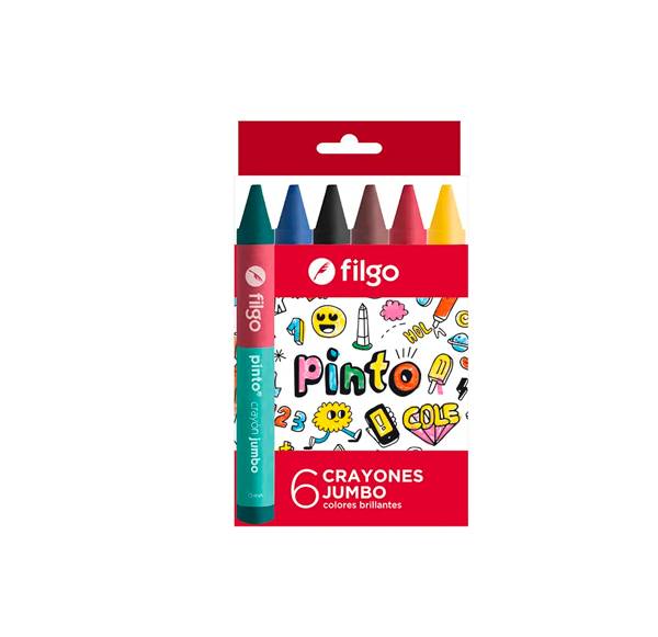 CRAYONES X6  PINTO  JUMBO