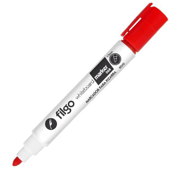 MARCADOR PIZARRA ROJO