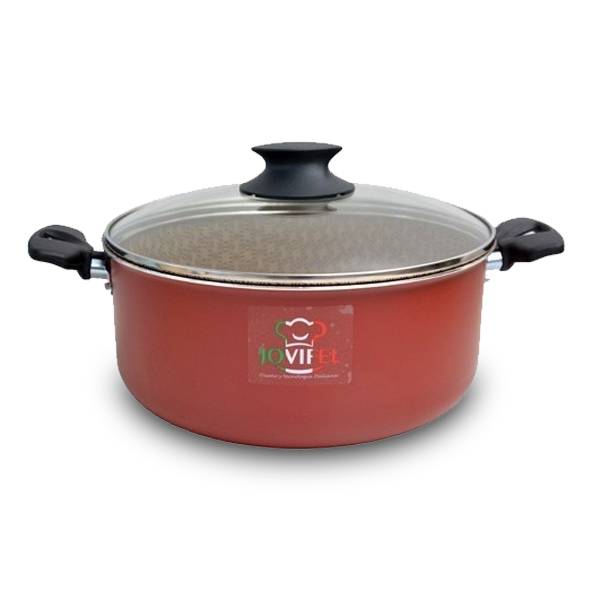 CACEROLA ANTIAD 24CM C/ASAS BORDO RIVOLI
