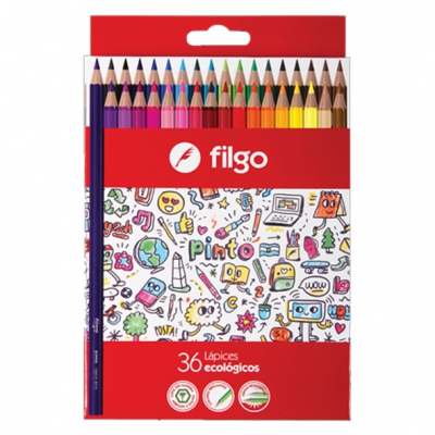 LAPICES COL X36 FILGO ESTUCHE