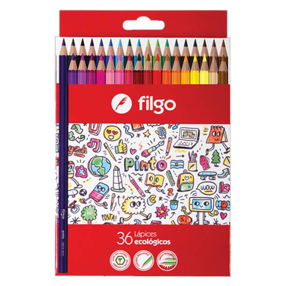 LAPICES COL X36 FILGO ESTUCHE
