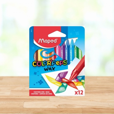 CRAYONES X 12 MAPED