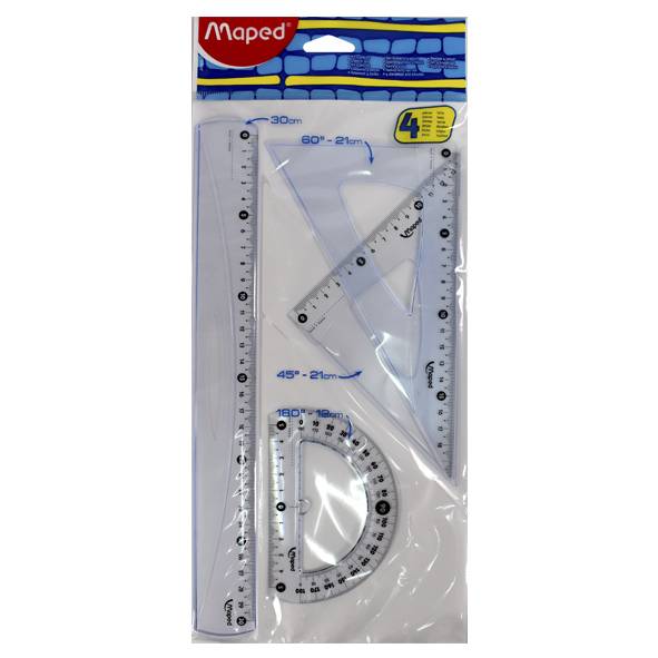 KIT DE TRAZADO START 30CM 4P