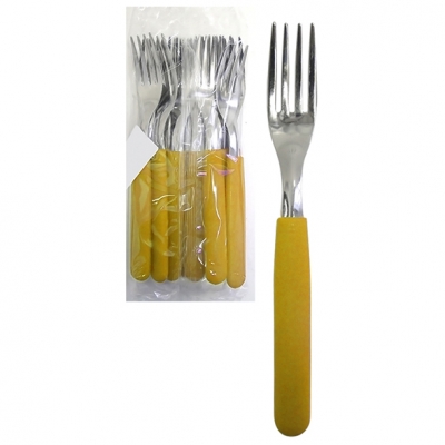 TENEDOR X12 AMARILLO