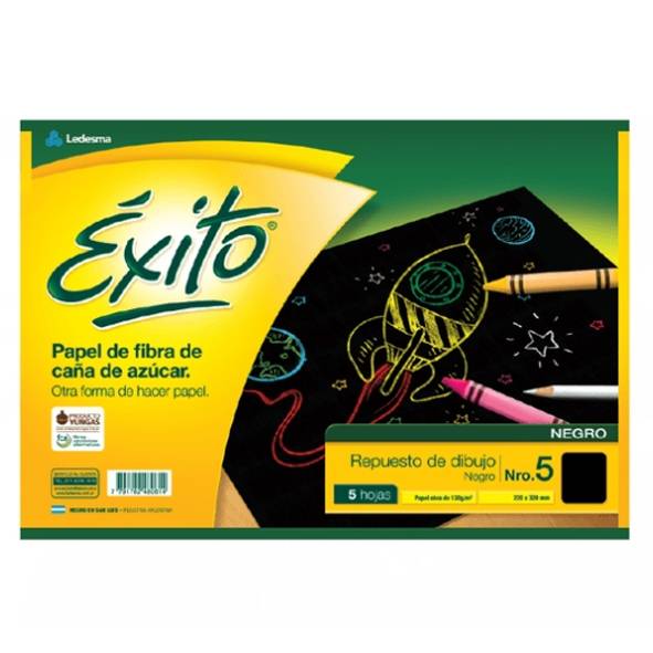 REPUESTO DIBUJO N5 EXITO NEGRO 5HJ
