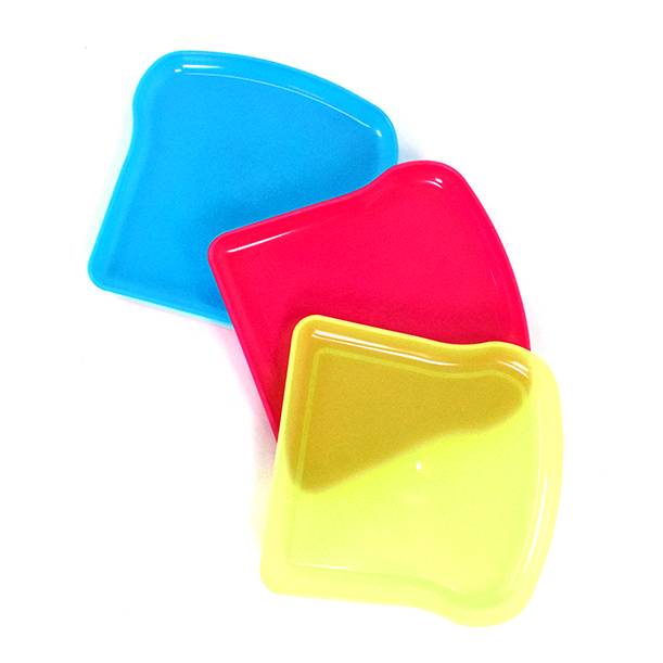 PLATITO TOSTADA 13X13CM COL. SURT.