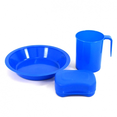 SET PLATO + TAZA + JABONERA