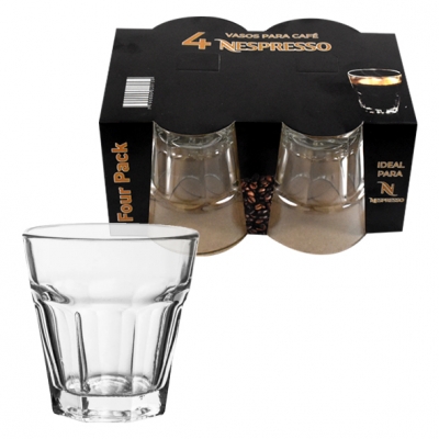 VASO CAFE X 4