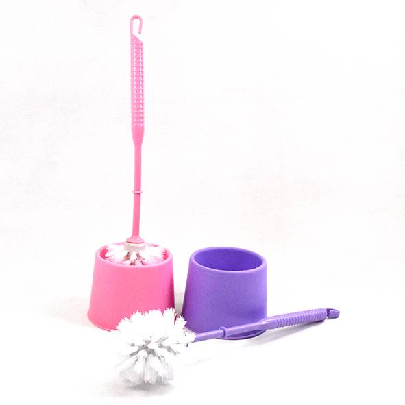 CEPILLO INODORO PASTEL ROSA/VIO/CEL/VER