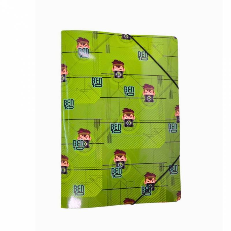 CARPETA N3 SOLAPAS C/ELAST BEN 10