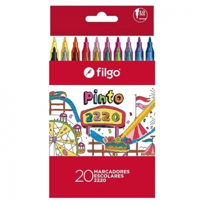 MARCADORES ESC PINTO X20 SURTIDO ESTUCHE