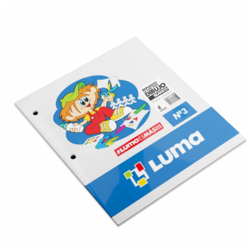 REP DIBUJO N3 BLANCO 8H LUMA
