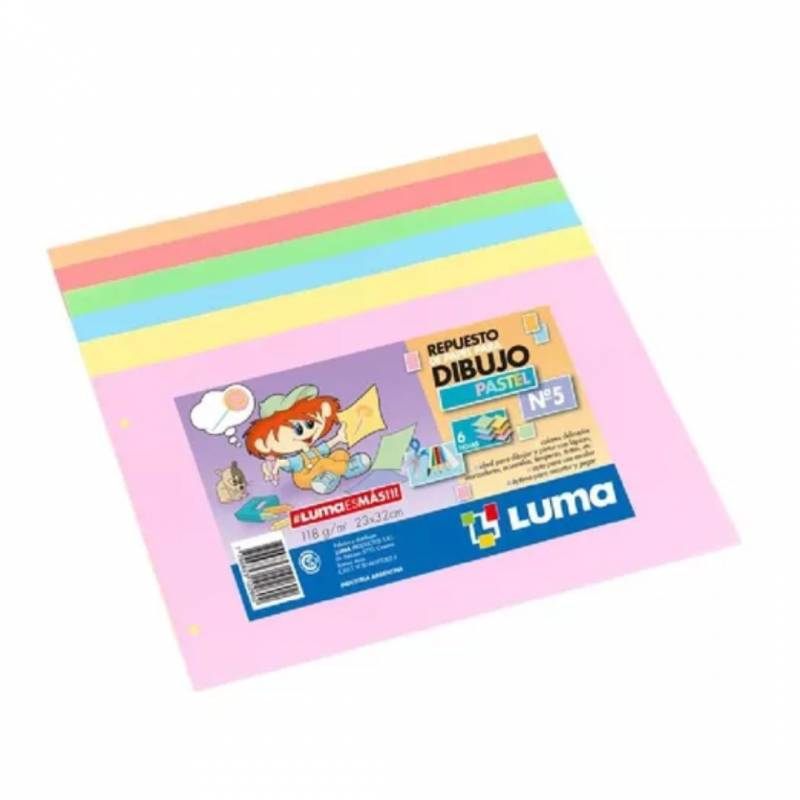 REP DIBUJO N5 PASTEL 6H LUMA