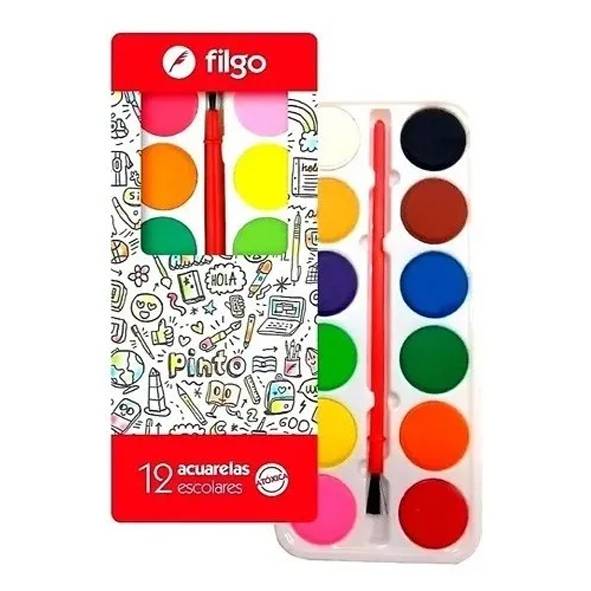 ACUARELAS PINTO X12 EST