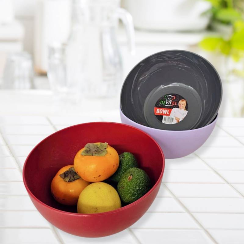 BOWL PLAST 18CM GRIS