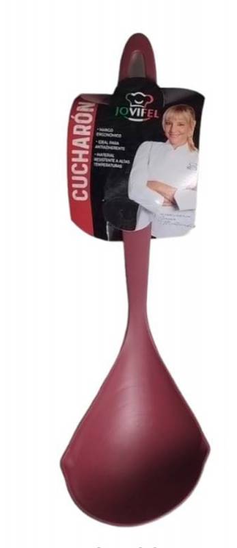 CUCHARON NYLON BORDO