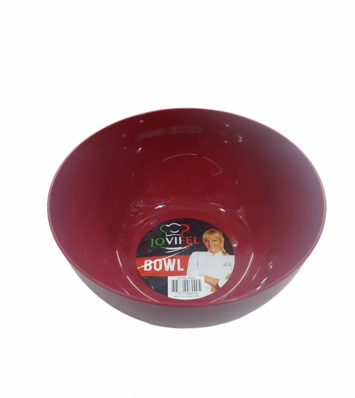 BOWL PLAST 22CM BORDO