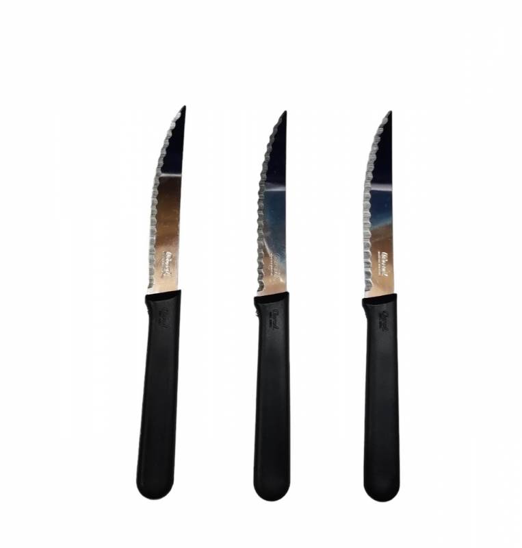 CUCHILLO FUSION NEGRO X12