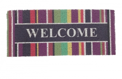 ALFOMBRA WELCOME COLORES RAYAS 70X30