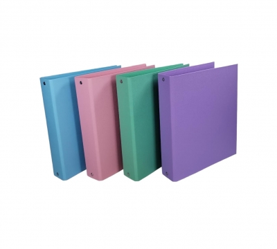 CARPETA PVC 3X40 COLORES PASTELES