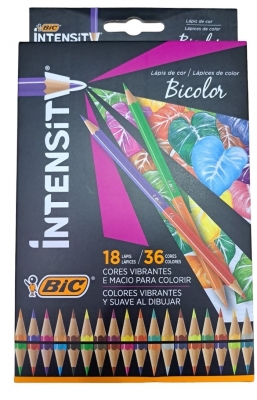 LAPIC BIC KIDS 18/36  BICOLOR ESTUCHE