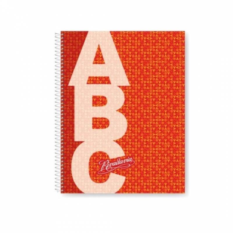CUAD ABC ESPIRAL POLIP ROJO 100HJS RAY