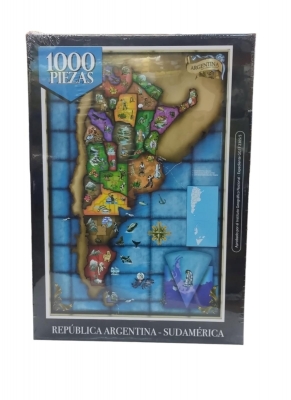 PUZZLES ARGENTINA   X1000 PCS