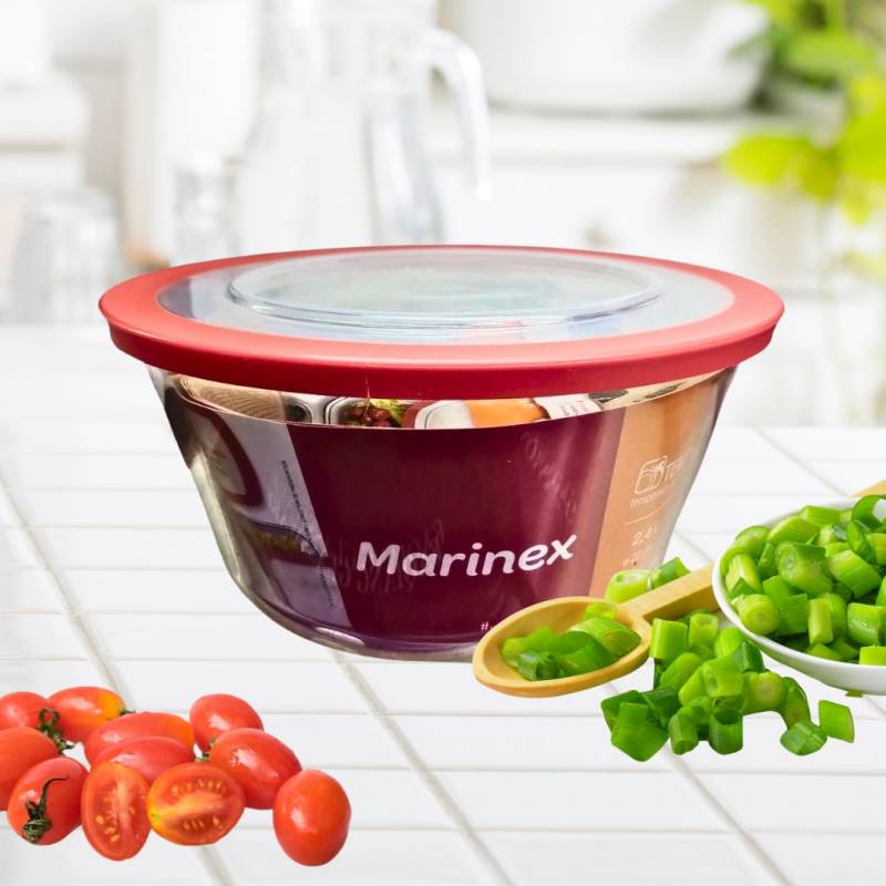BOWL RED 2.4L C/TAPA PLAST PRACTICA