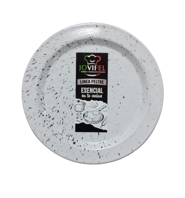 PLATO PLAYO ENLOZ BCO 26CM
