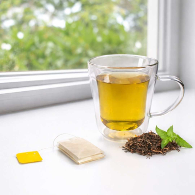 TAZA DOBLE VIDRIO   9.5X8CM