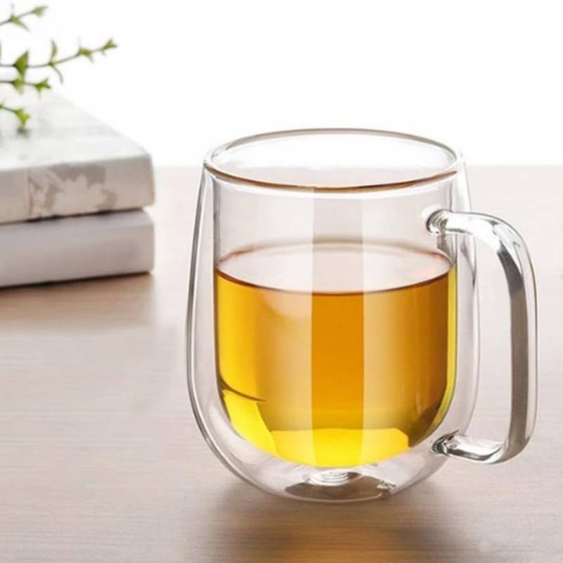 TAZA DOBLE VIDRIO    350ML