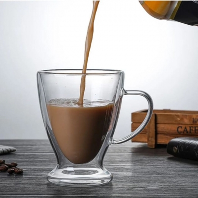 TAZA DOBLE VIDRIO    BOMBE 200ML