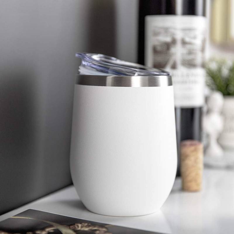 VASO TERMICO C/TAPA LISO 360ML EN CAJA
