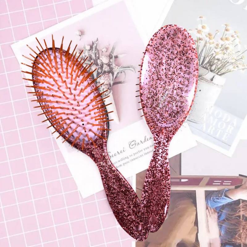 CEPILLO P/PELO GLITTER OVALADO