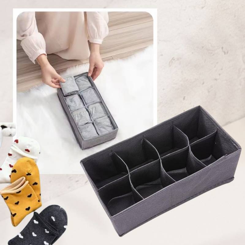 ORGANIZADOR 16X32CM  DIVISIONES CUADRAD.