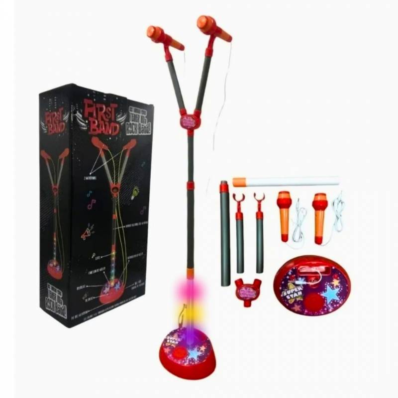 MICROFONO DE PIE X2   E/CAJA