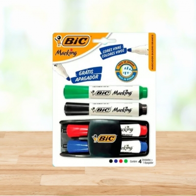 MARCADOR X4         + BORRADOR