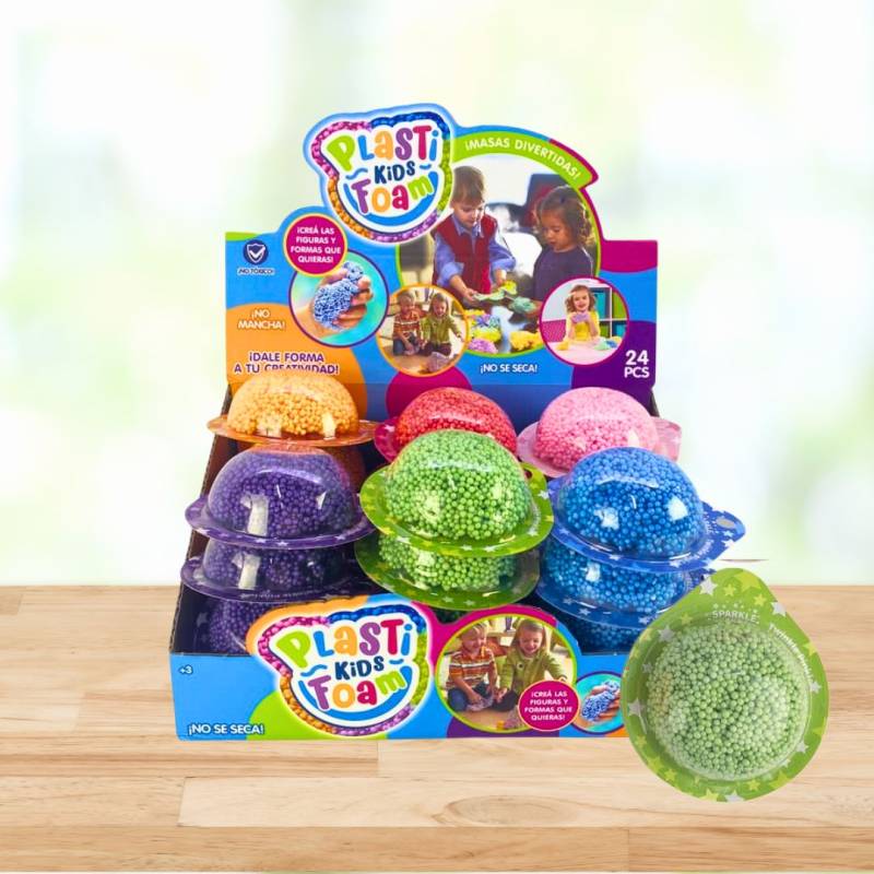 SET PLASTIKIDS MASAS FOAM COL SURT