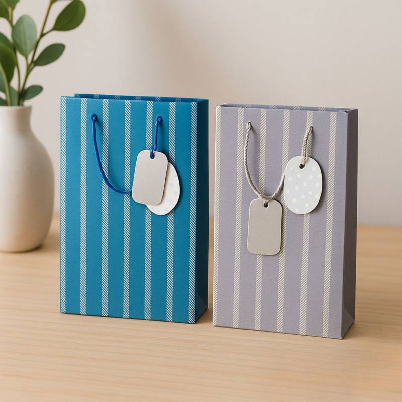 BOLSA DE REGALO ONDA     23X18X10CM