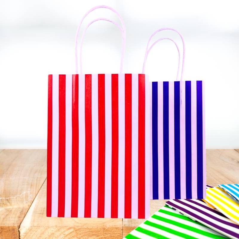 BOLSA DE REGALO RAYA     25X33X12CM
