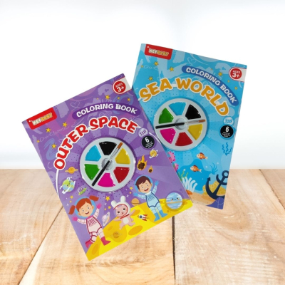 LIBRO P/COLOREAR CON ACUARELAS