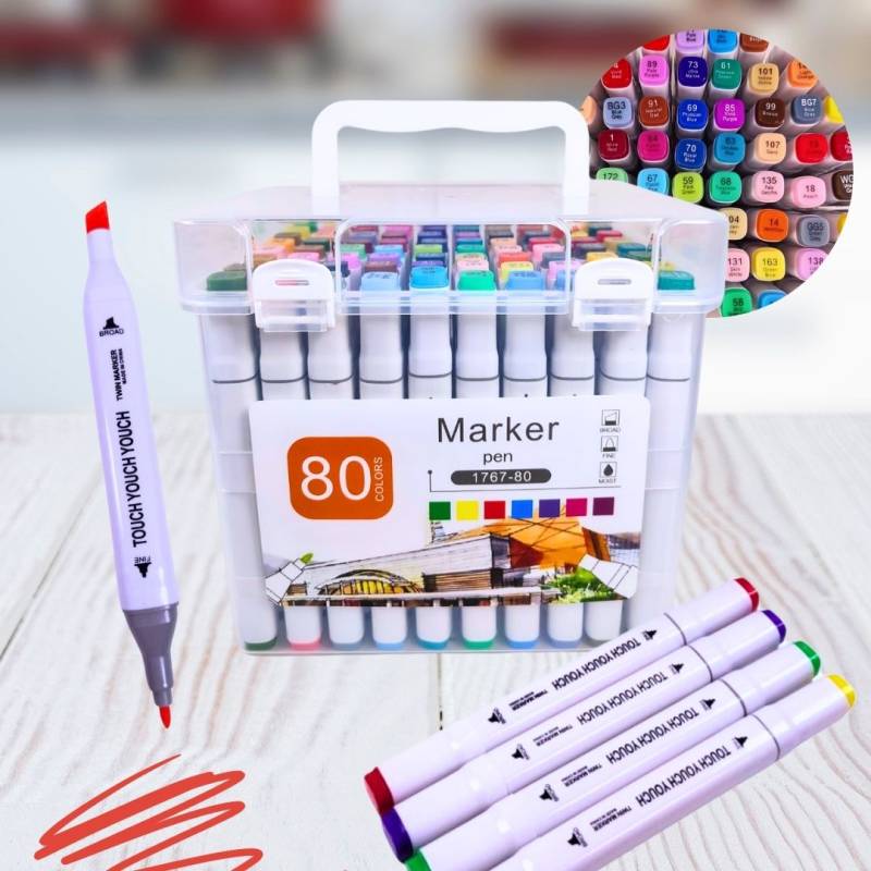 MARCADORES ARTISTICOS X80 E/CAJA