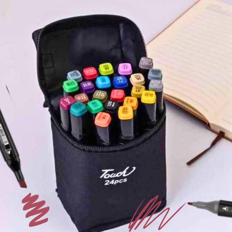 MARCADORES ARTISTICOS X24 EN BOLSO