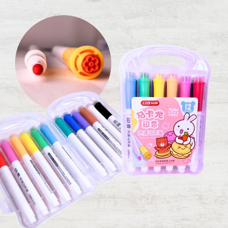 MARCADORES X12 T/POSCA+SELLO  E /ESTUCHE