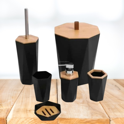 SET DE BAÑO HEXAGONAL