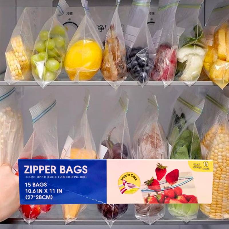 BOLSA T.ZIP 27X28CM BOX X15UNID
