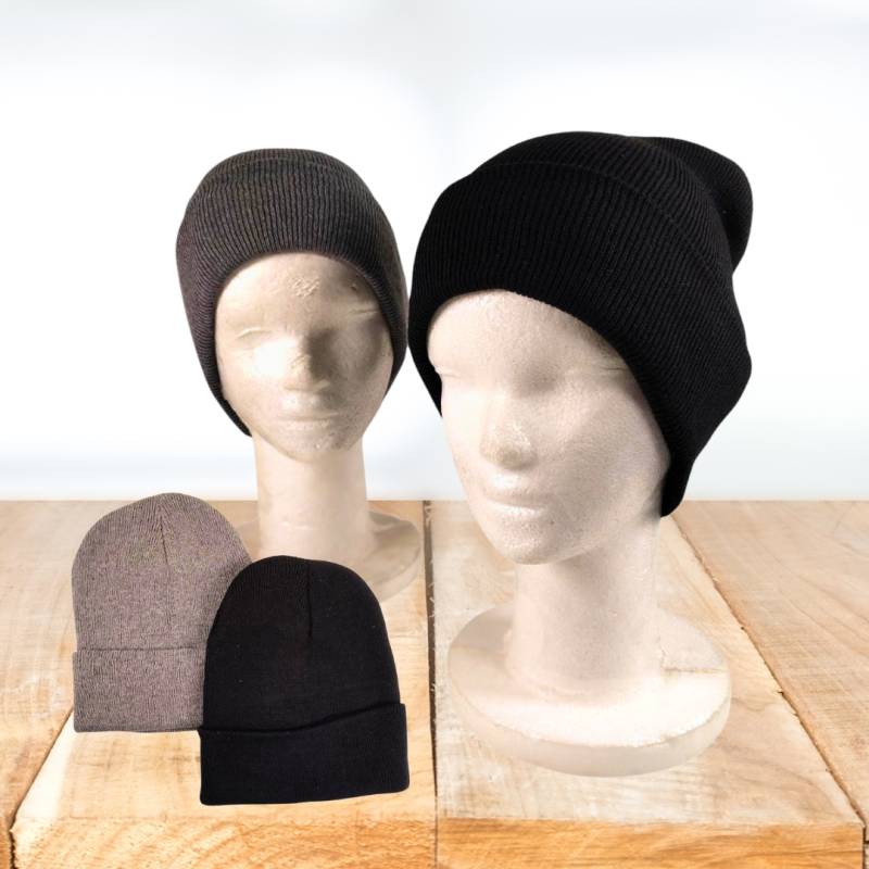 GORRO ROCKY GRIS/NEGRO   1 CALIDAD