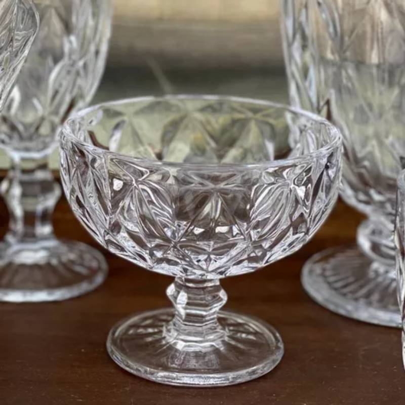 SET COMPOTERAS X 6   TRANSPARENTE