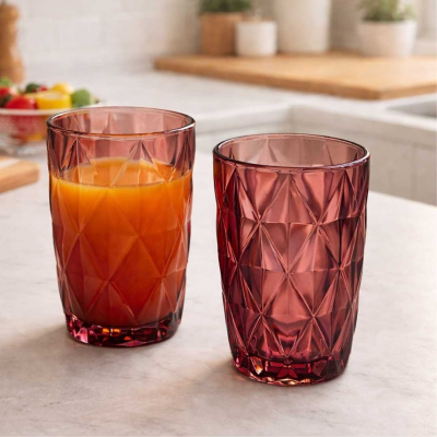 SET VASOS ALTOS X6 BORDO